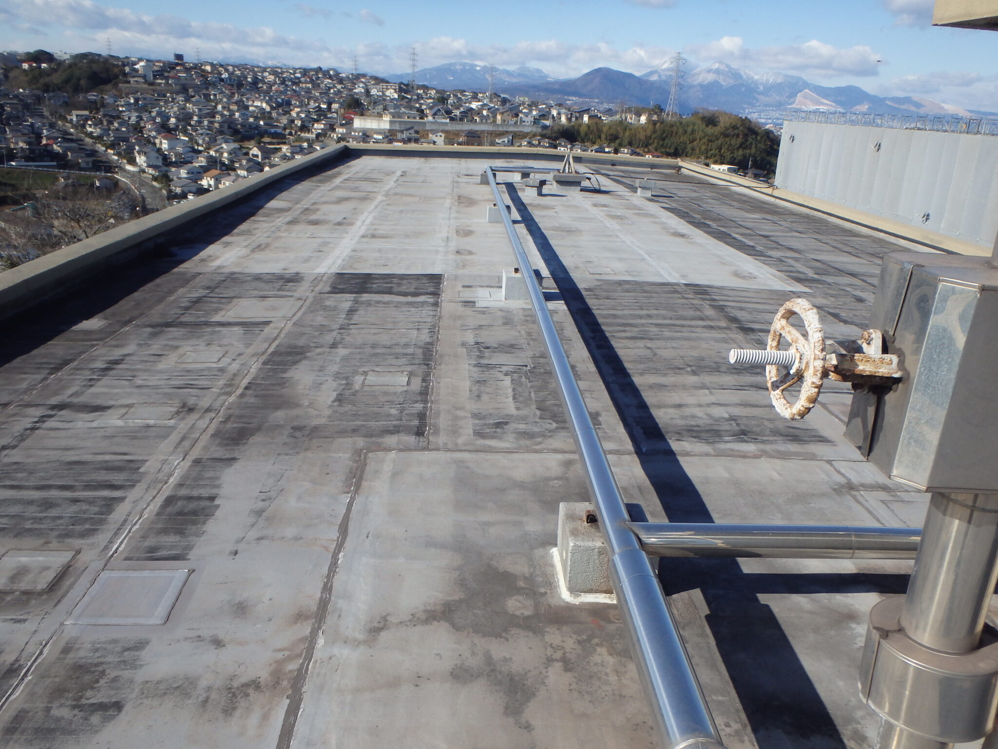 塩ビシート防水 機械式固定工法 有限会社エムクラフト